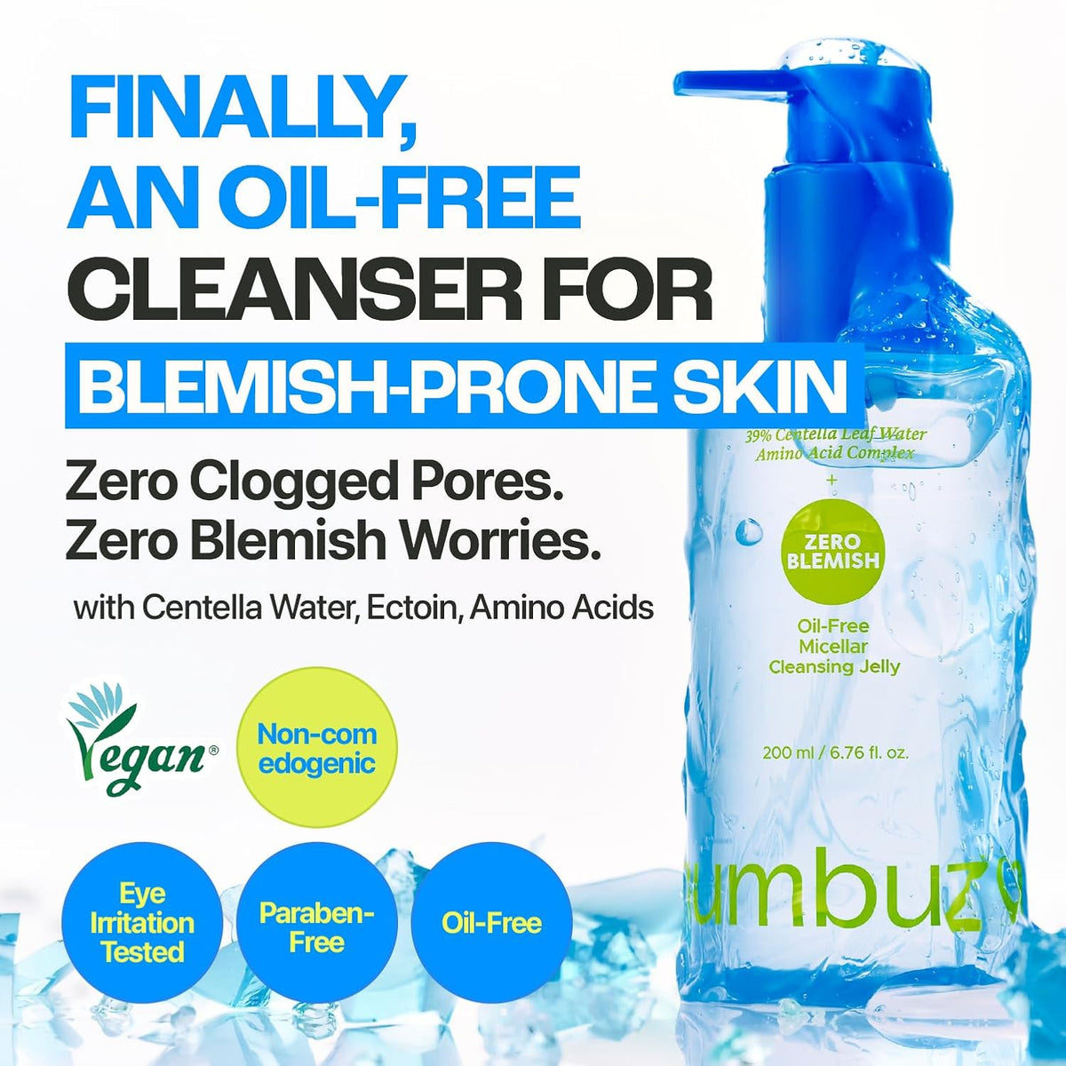 numbuzin Zero Blemish Oil-Free Micellar Cleansing Jelly