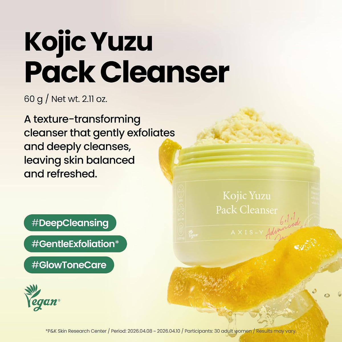 AXIS-Y Kojic Yuzu Pack Cleanser