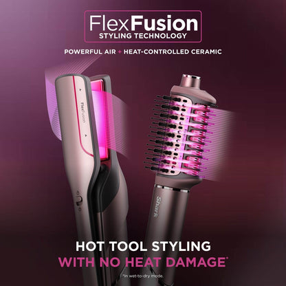 Shark FlexFusion Multi Hot Air Styler, Hair Dryer & Ceramic Straightener Set
