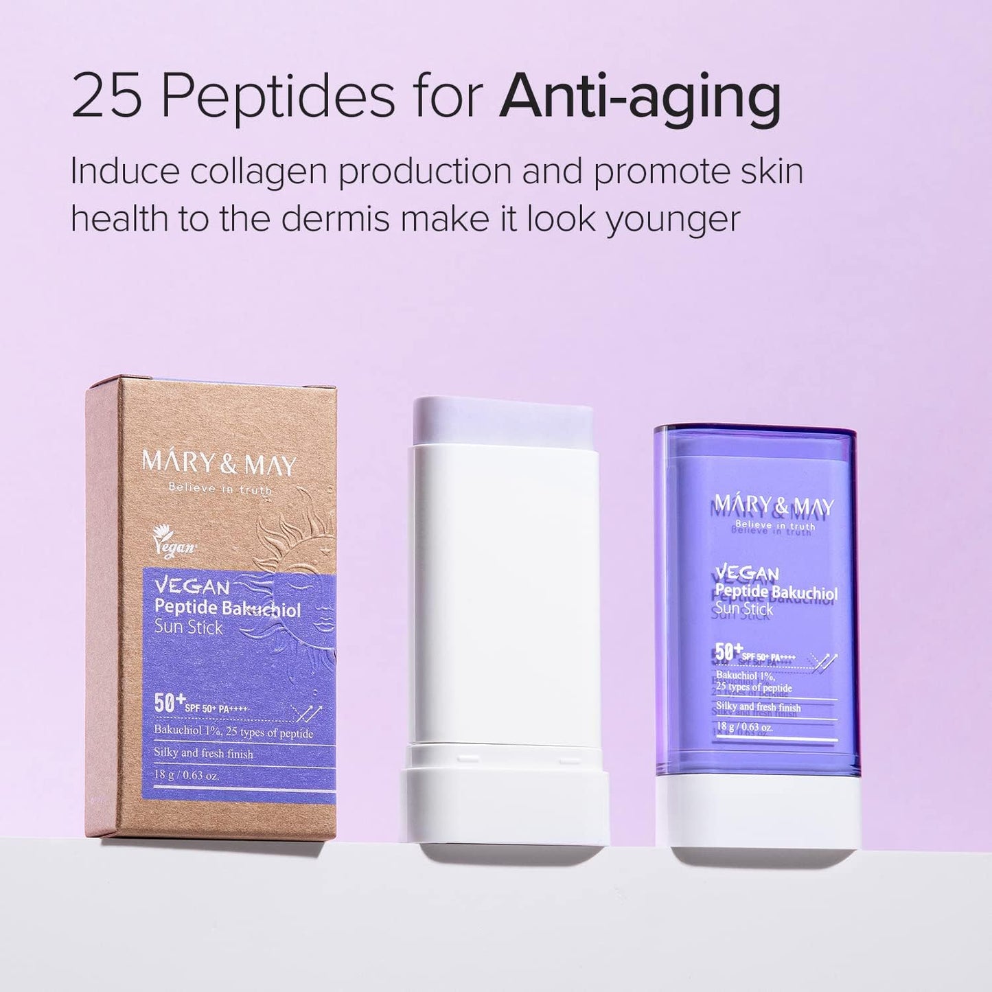 Mary&May Vegan Peptide Bakuchiol Sun Stick