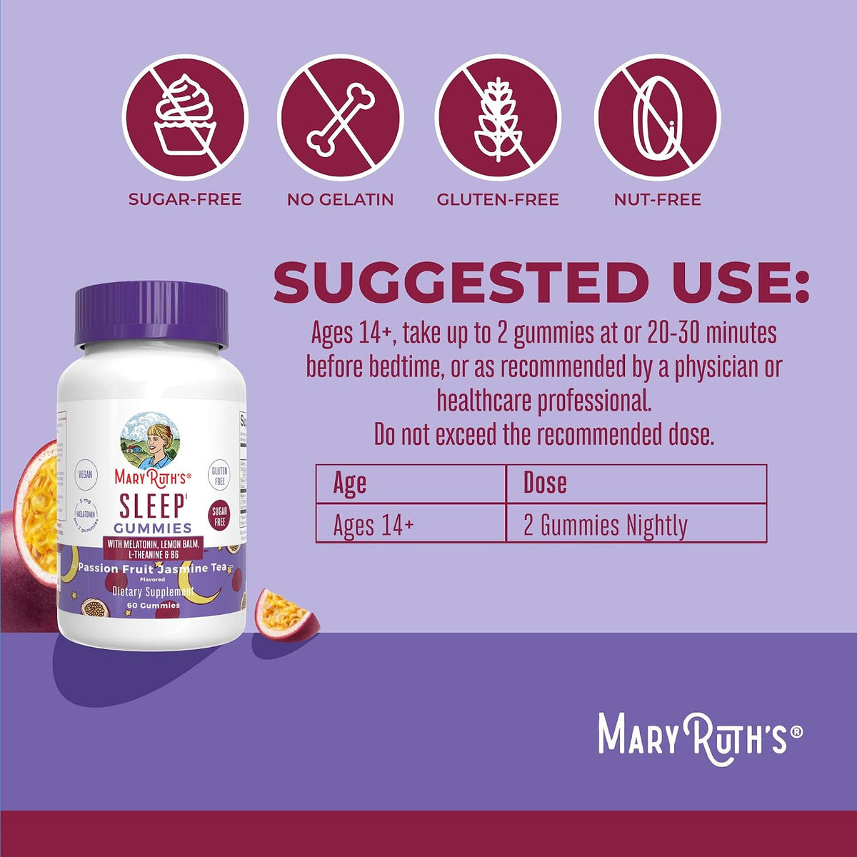 MaryRuth's Melatonin Sleep Gummies