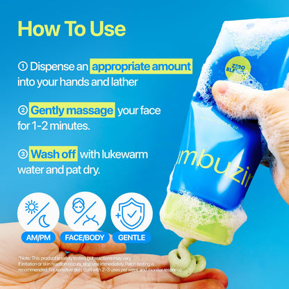 numbuzin Zero Blemish Clarifying 2% Sulfur Cleansing Foam