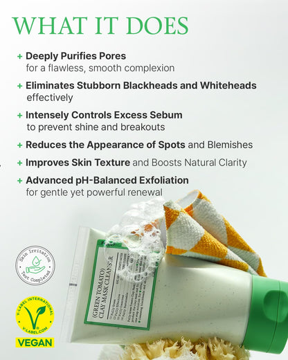 Green Tomato Clay Mask Cleanser
