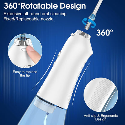 H2ofloss Water Flosser Professional Cordless Dental Oral Irrigator