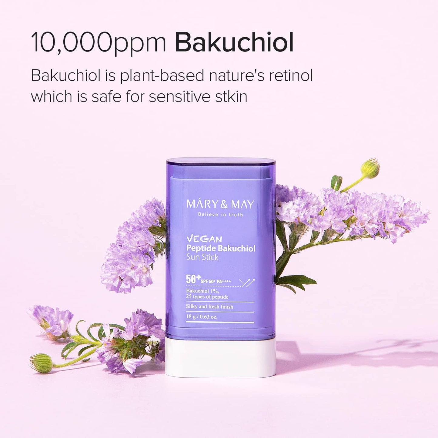 Mary&May Vegan Peptide Bakuchiol Sun Stick