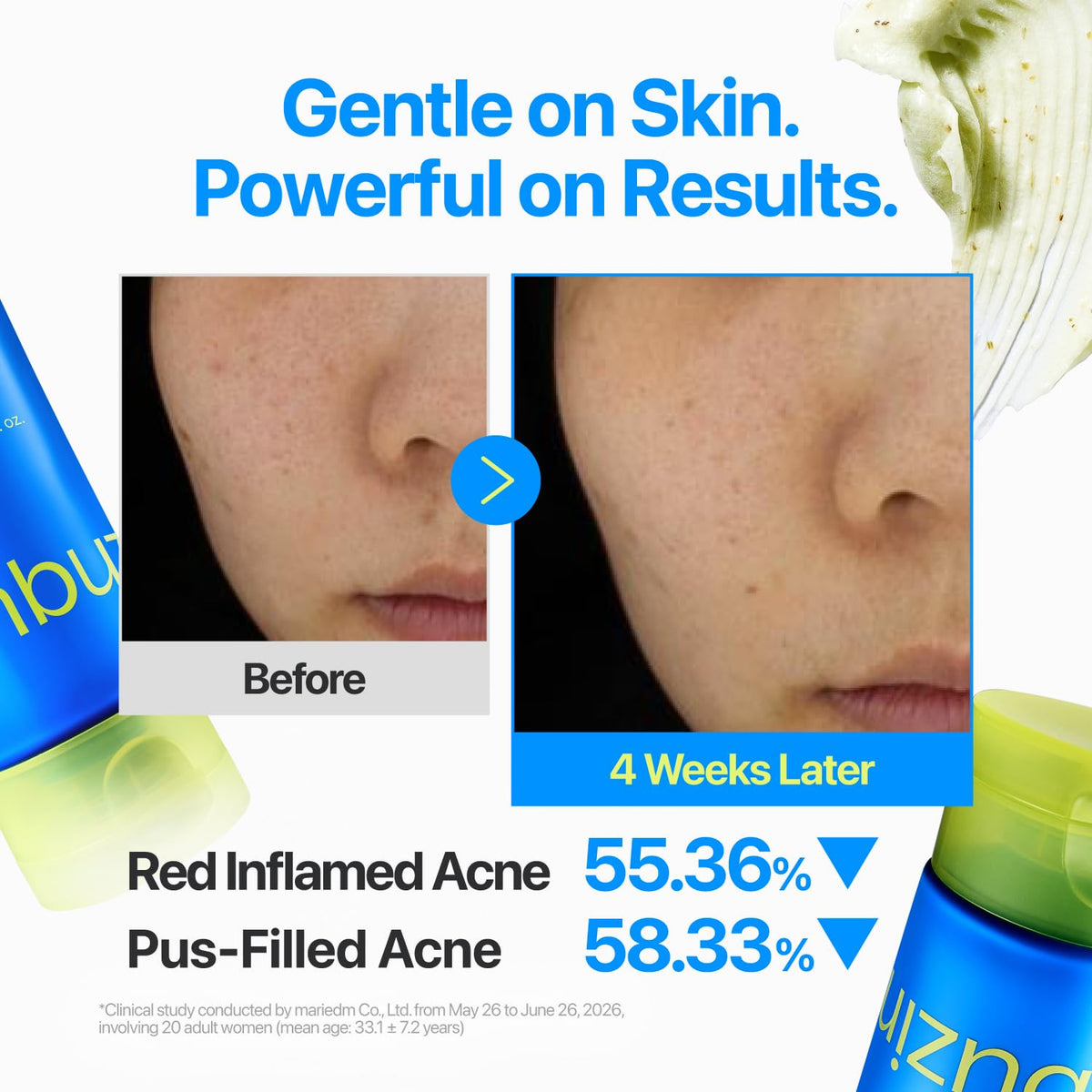 numbuzin Zero Blemish Clarifying 2% Sulfur Cleansing Foam
