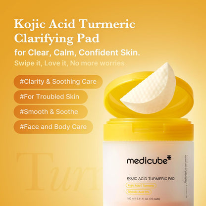 medicube Kojic Acid Turmeric Pad