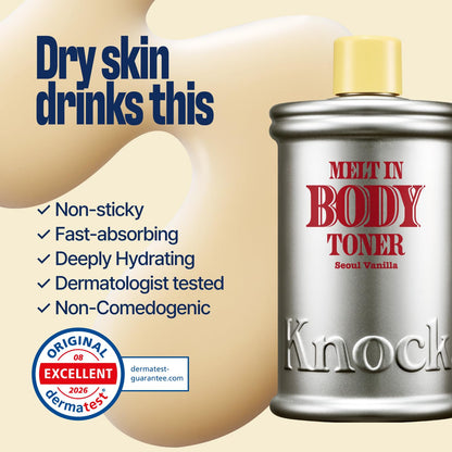 Knock, Melt in Body Toner Seoul Vanilla