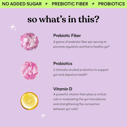 Lemme Fiber & Probiotic Gummies for Adults