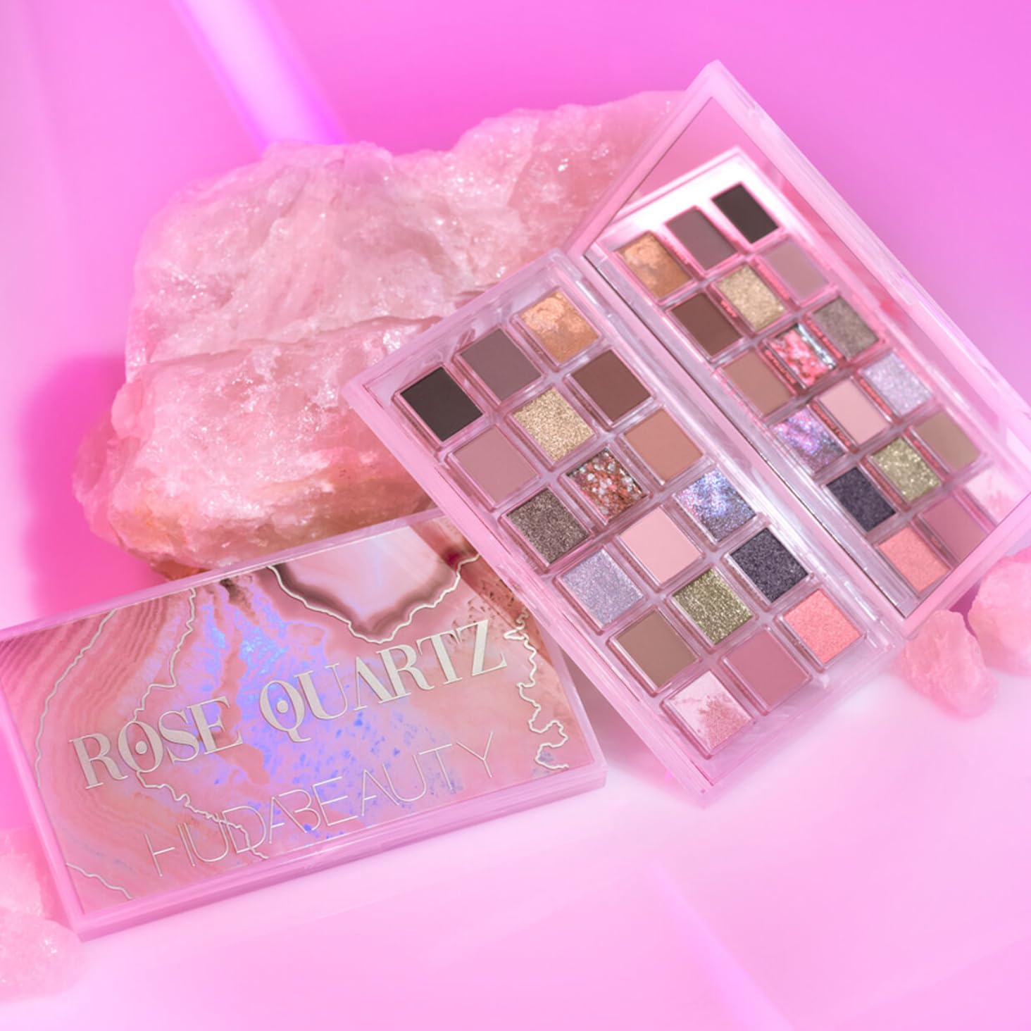 Huda Beauty Rose Quartz Eyeshadow Palette – Radiantly