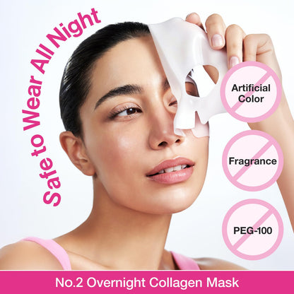 numbuzin No.2 Rose PDRN Overnight Collagen Mask