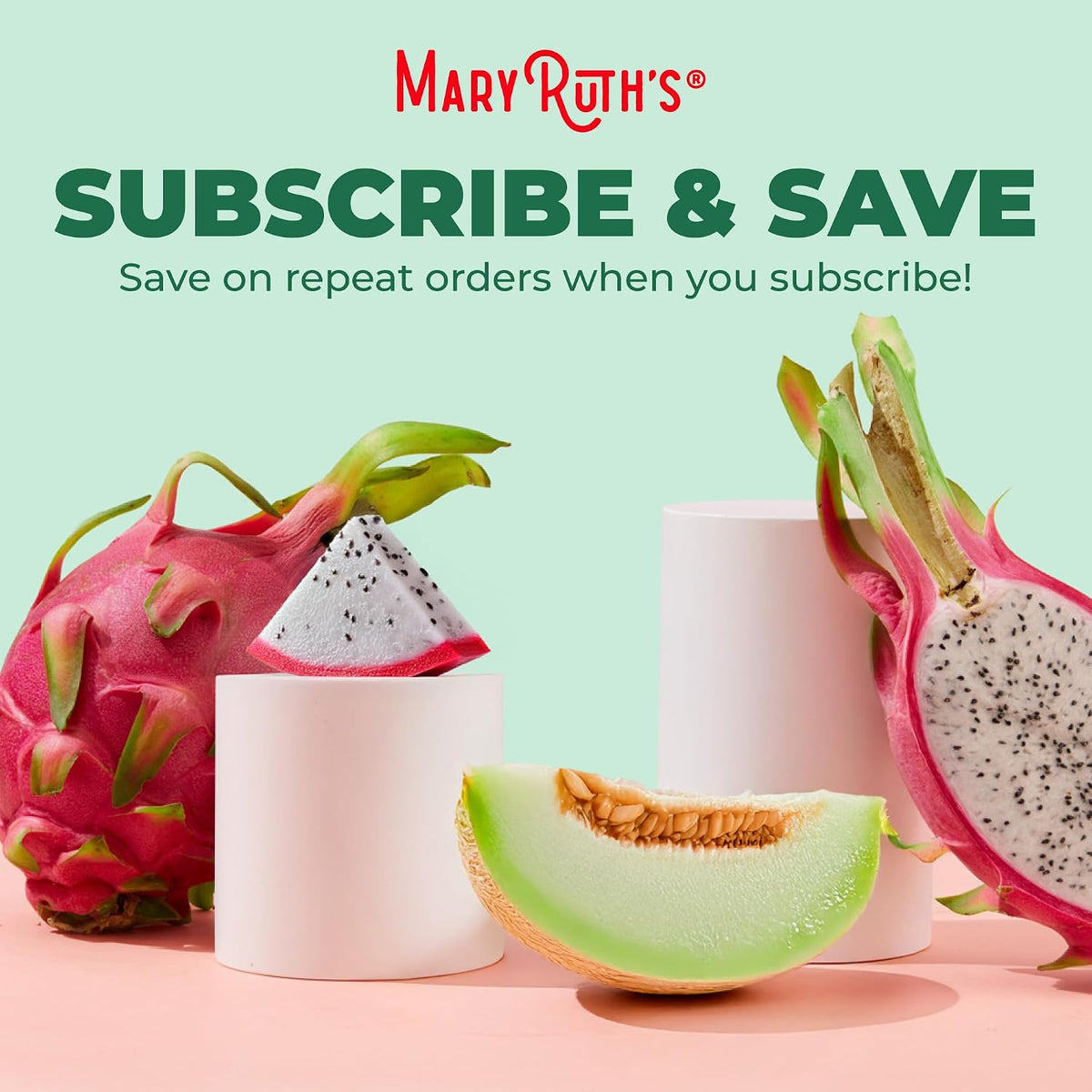 Mary Ruth’s Organics Liquid Multivitamin + Hair Growth (Dragon Fruit Melon)