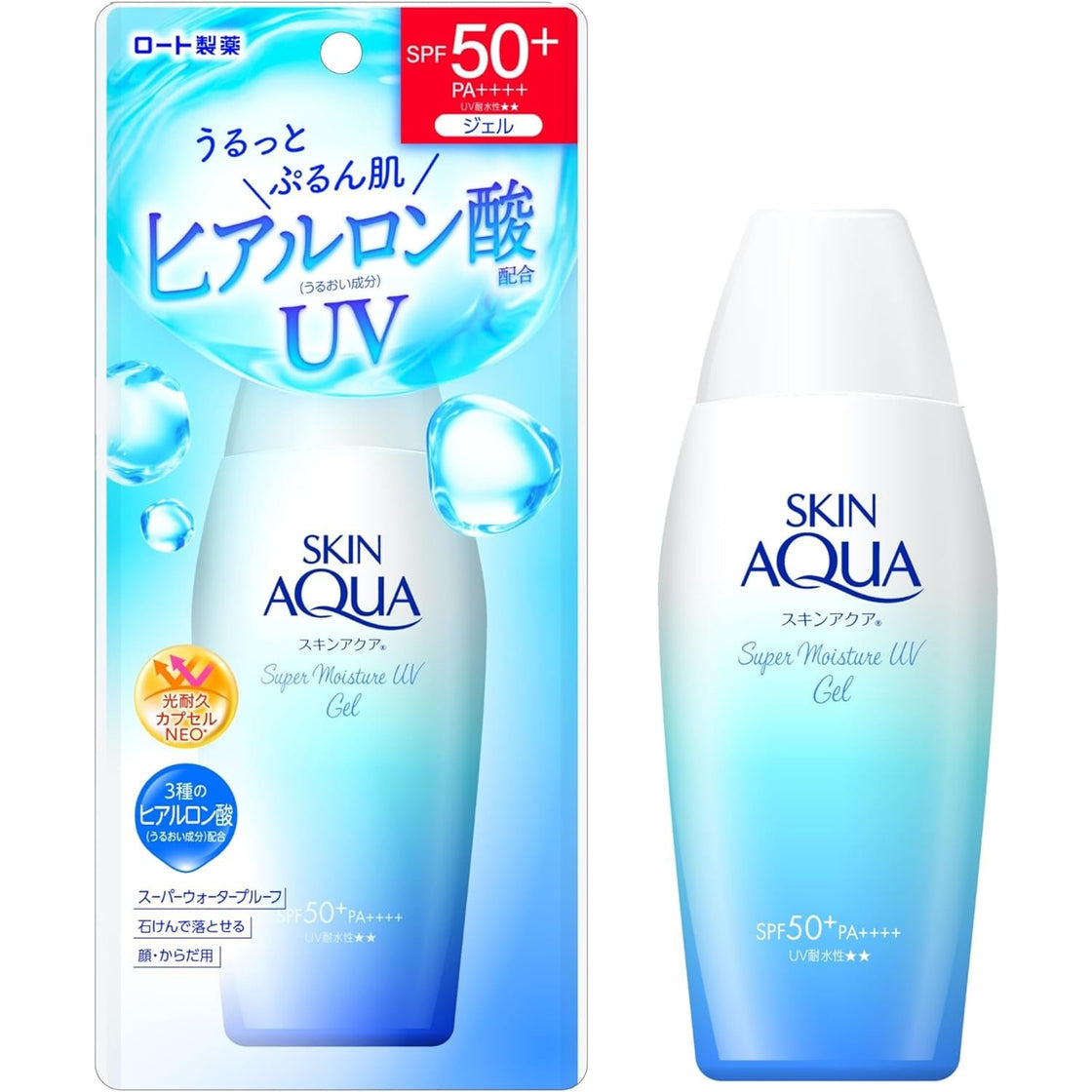 Rohto Skin Aqua Super Moisture Gel SPF50+ PA++++