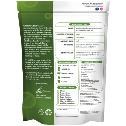 MRM Super Foods Matcha Green Tea Powder