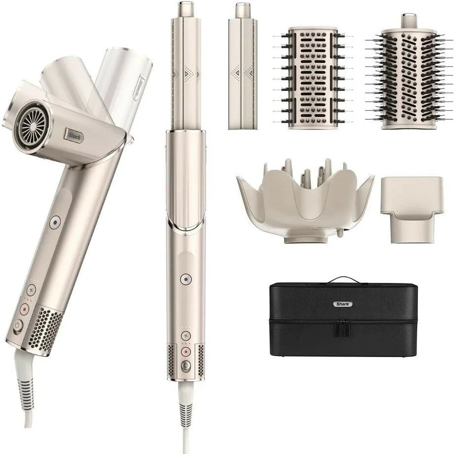 Shark FlexStyle 5-In-1 Air Styler & Hair Dryer - Stone HD440