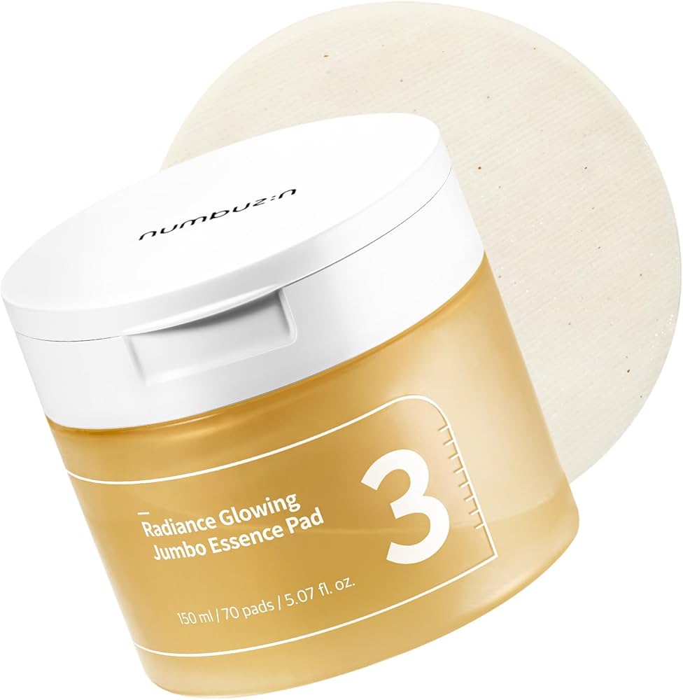 numbuzin No.3 Radiance Glowing Jumbo Essence Pad