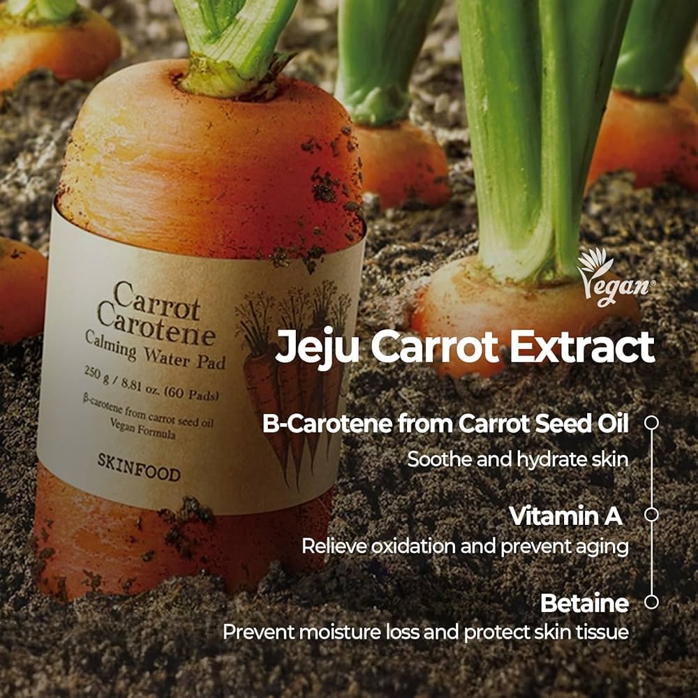 SKINFOOD Carrot Carotene Calming Water Pad