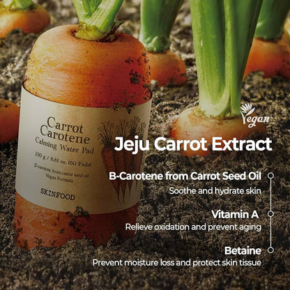 SKINFOOD Carrot Carotene Calming Water Pad