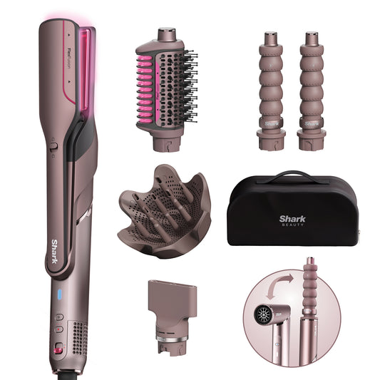 Shark FlexFusion Multi Hot Air Styler, Hair Dryer & Ceramic Straightener Set