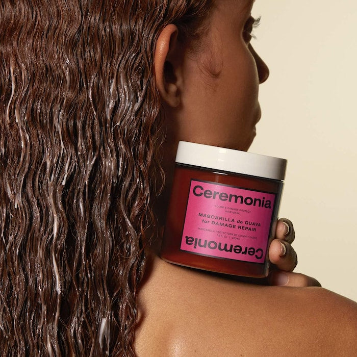 Ceremonia Guava Hair Repair Mask For Damaged, Color-Treated Hair