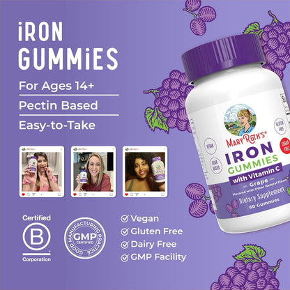 MaryRuth's Iron Gummies