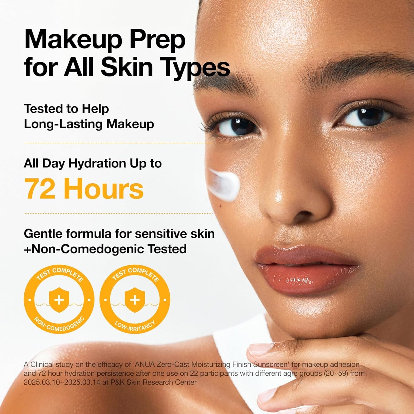 Anua Zero-Cast Moisturizing Finish Sunscreen