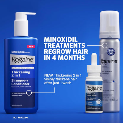Men’s Rogaine 5% Minoxidil for Men Foam - 3 Months Supp