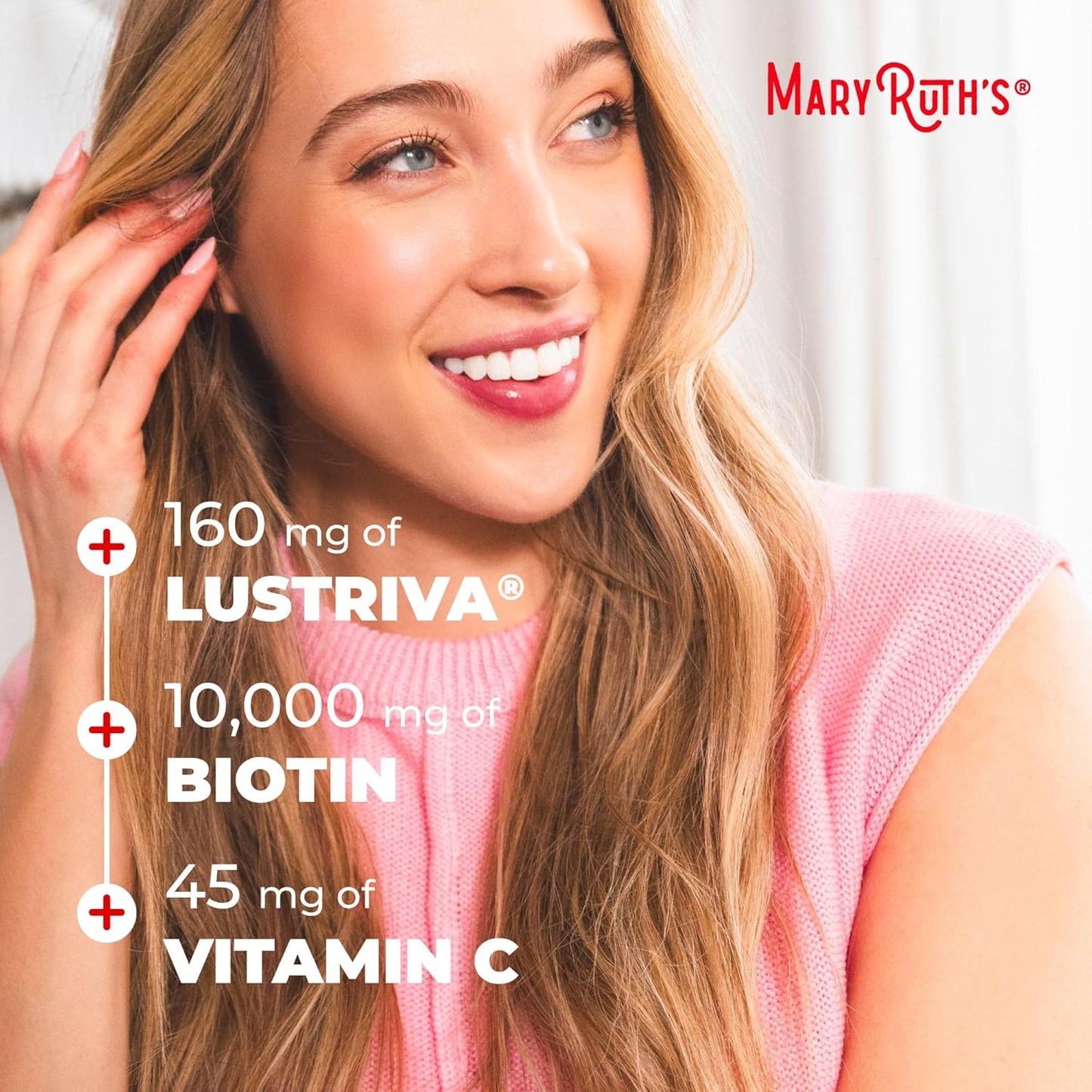MaryRuth's Multivitamin + Hair Growth Gummies