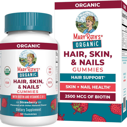 Mary Ruth's Organic Hair, Skin, & Nails Gummies