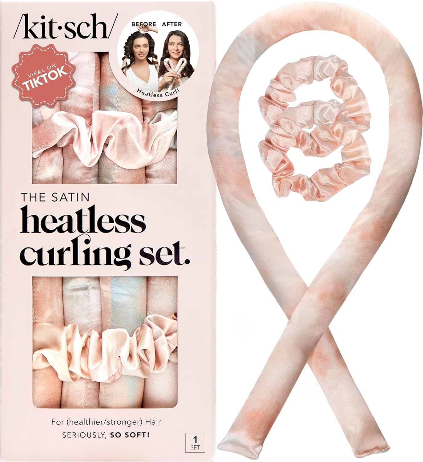Kitsch Satin Heatless Curling Set