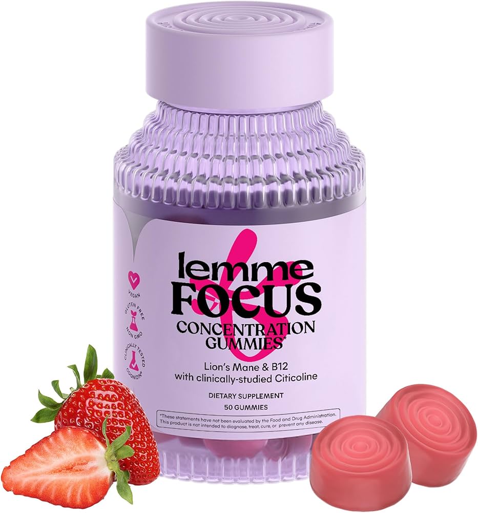 Lemme Focus Concentration & Brain Health Gummies