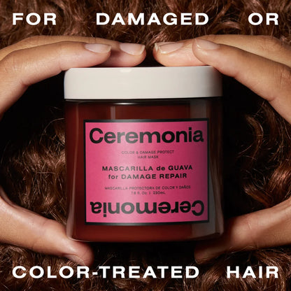 Ceremonia Guava Hair Repair Mask For Damaged, Color-Treated Hair