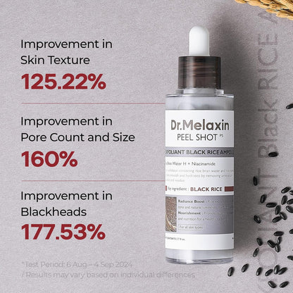 Dr.Melaxin Peel Shot Exfoliant Black Rice Ampoule