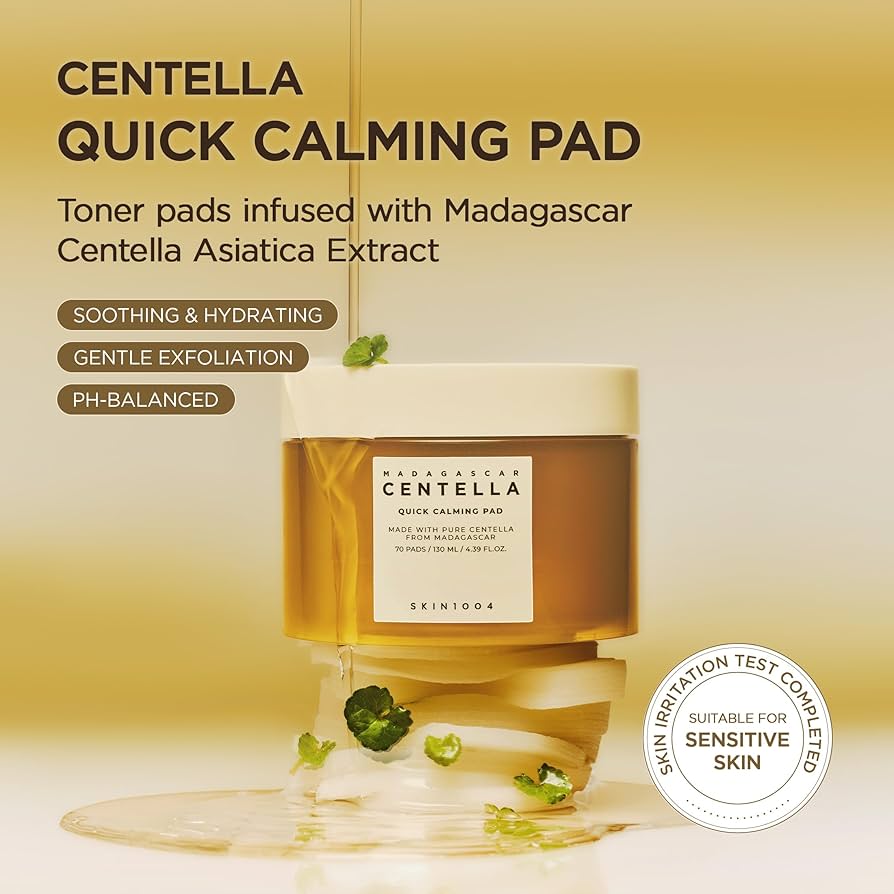 SKIN1004 Centella Quick Calming Toner Pad