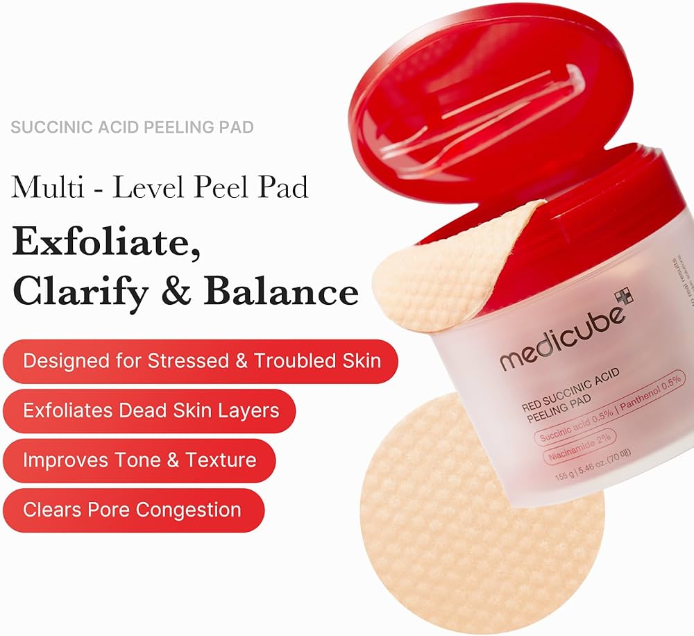 medicube Red Succinic Acid Peeling Pad