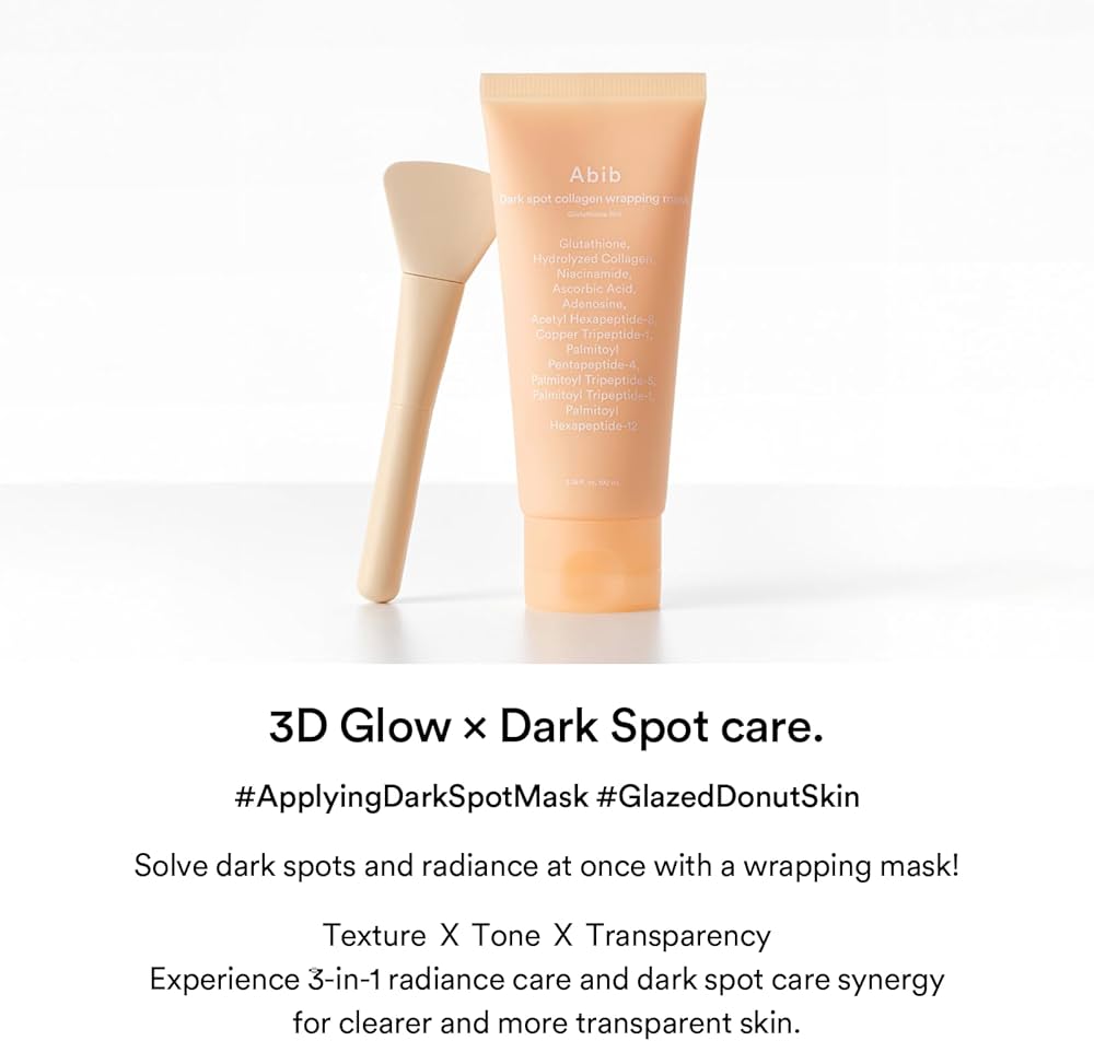 Abib Dark Spot Collagen Overnight Wrapping Mask Glutathione Film,