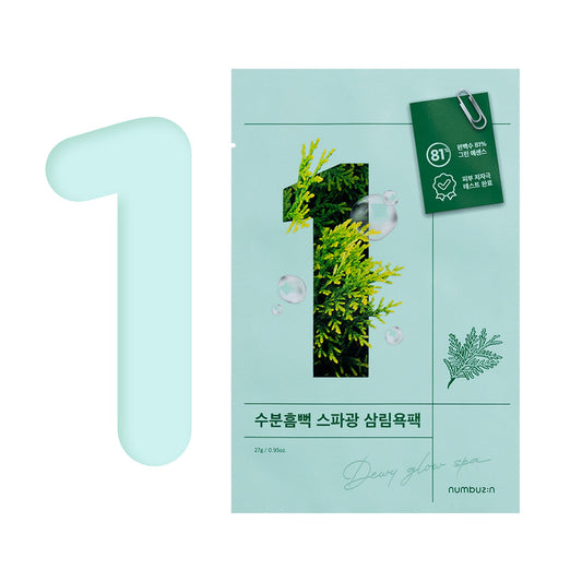 numbuzin No. 1 Dewy Glow Spa Sheet Mask