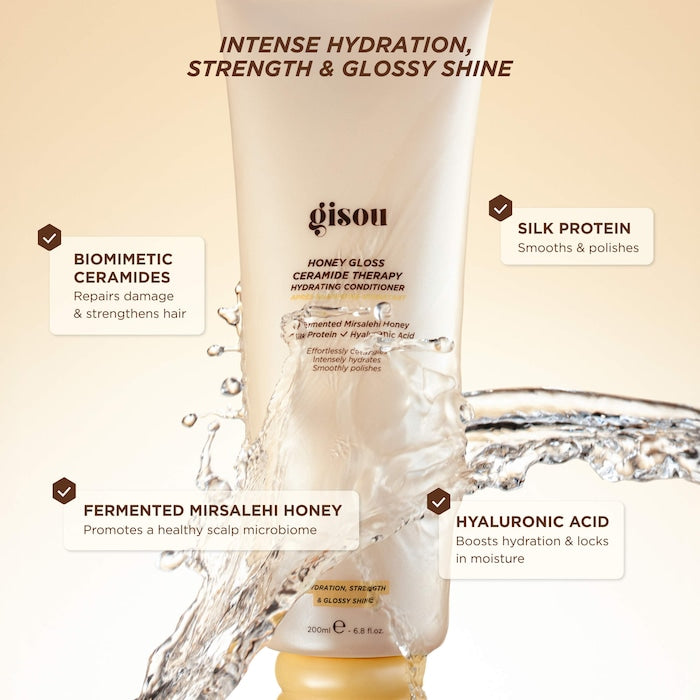 Gisou Honey Gloss Ceramide Therapy Hydrating Conditioner