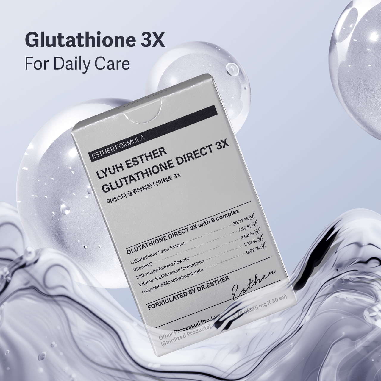 Esther Formula Glutathione Direct 3X