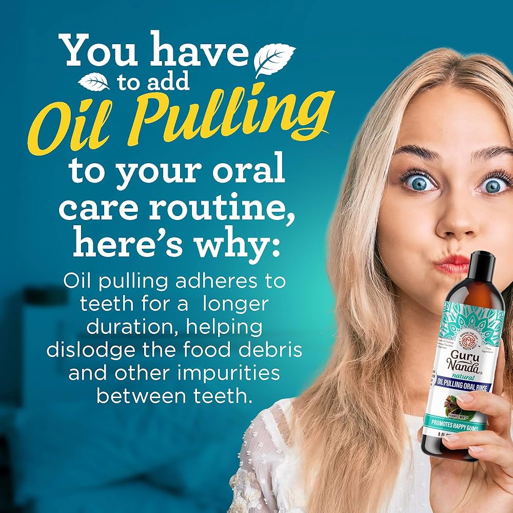 Guru Nanda CocoMint Oil Pulling Mouthwash