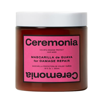 Ceremonia Guava Hair Repair Mask For Damaged, Color-Treated Hair