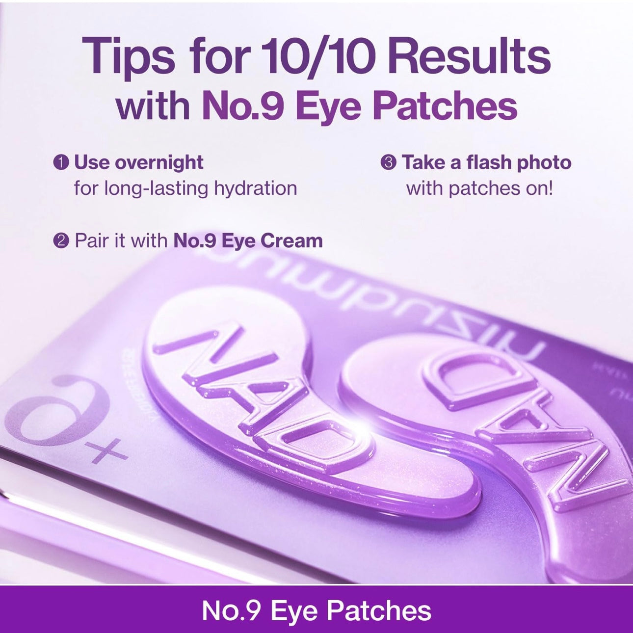 numbuzin No.9 NAD+ Collagen Under Eye Patches