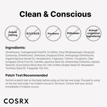 COSRX PEPTIDE-132 Ultra Perfect Hair Bonding Oil Serum