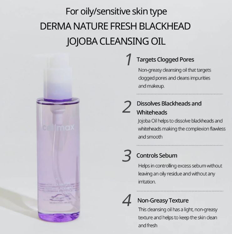 celimax Derma Nature Fresh Blackhead Jojoba Cleansing Oil