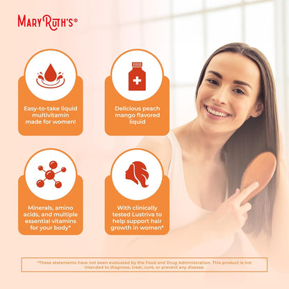 Mary Ruth’s Organics Liquid Multivitamin + Hair Growth