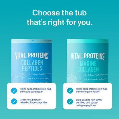 Vital Proteins Marine Collagen Peptides Powder Supplement