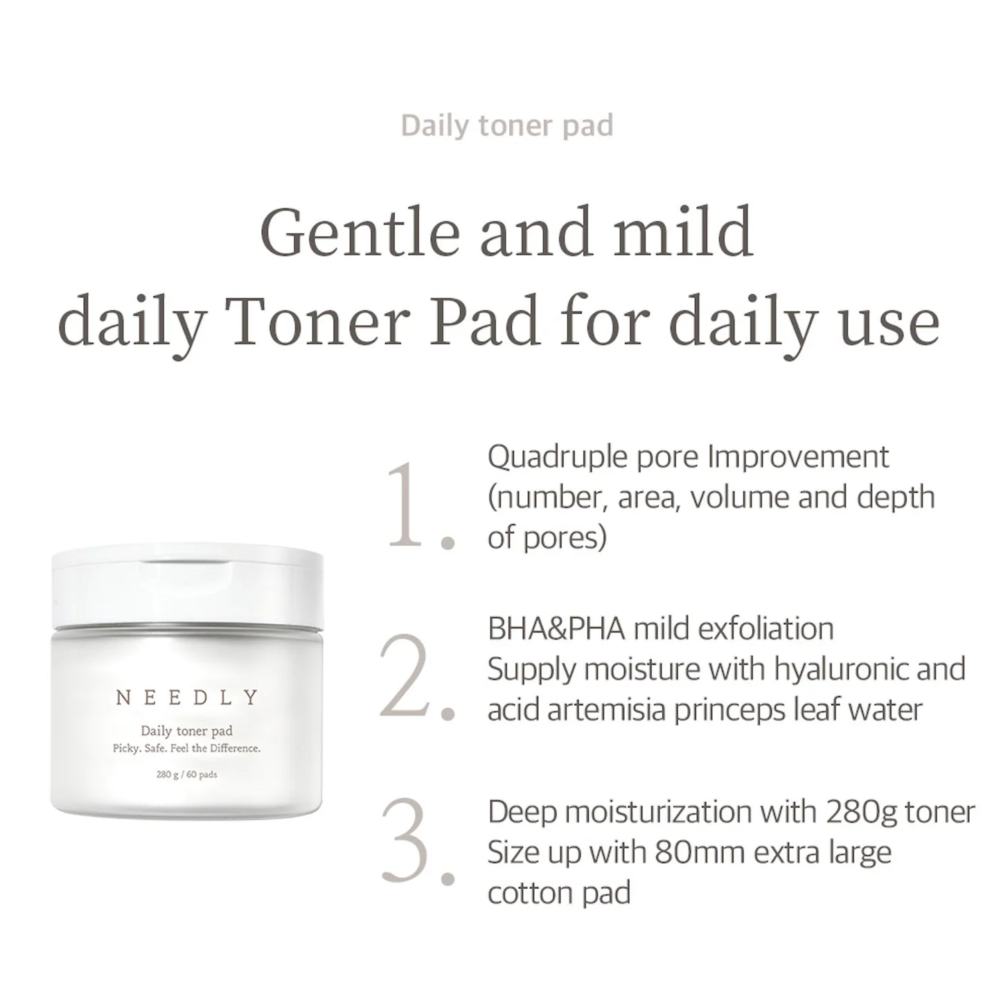 NEEDLY - Daily Toner Pad