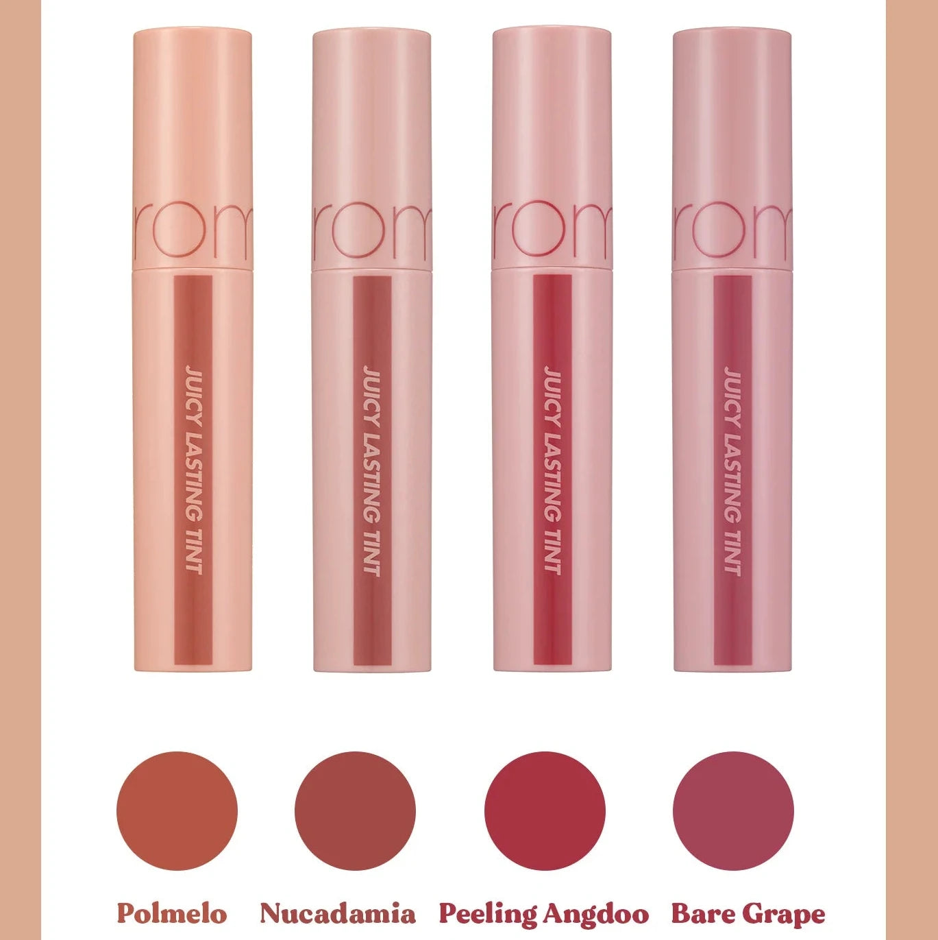 romand Juicy Lasting Tint Bare Juicy Series