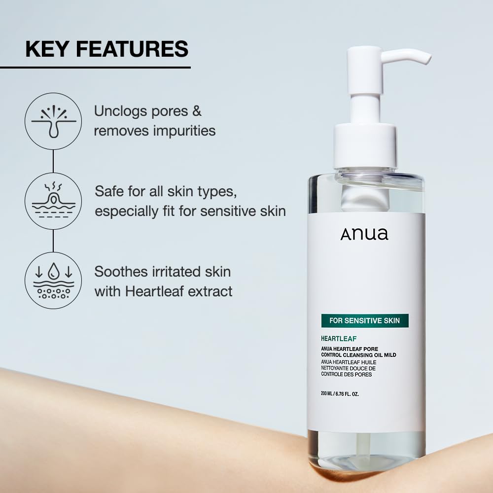 Anua Heartleaf Pore Control Cleansing Oil Mild