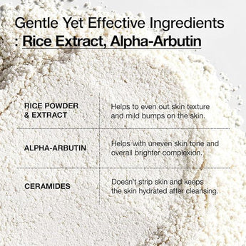 Anua Rice Enzyme Brightening Cleansing Powder